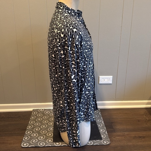 Zara Men’s Medium Relaxed Fit Button Down Shirt Cheetah Leopard Print Top - Picture 3 of 7